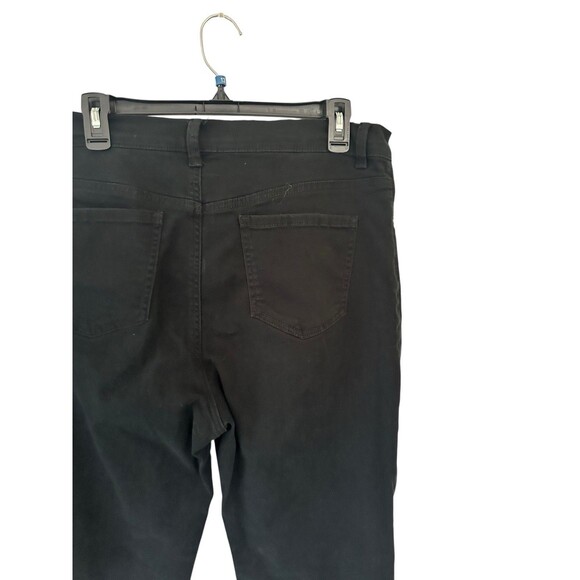 Gloria Vanderbilt Amanda Jeans Womens 16 Black Slimming Tummy Control Classic - Picture 4 of 12